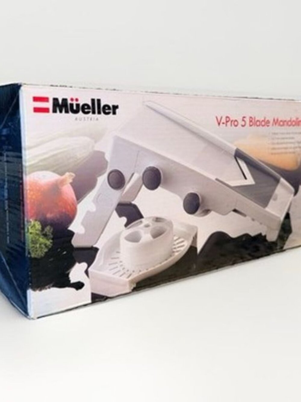 Müeller Austria V-Pro 5 Blade Adjustable Mandoline Cheese/Vegetable Slicer